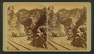 Silver ore train, by Gurnsey, B. H. (Byron H.), 1833-1880