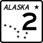 Alaska state route marker