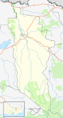 Hansonville is located in Rural City of Wangaratta