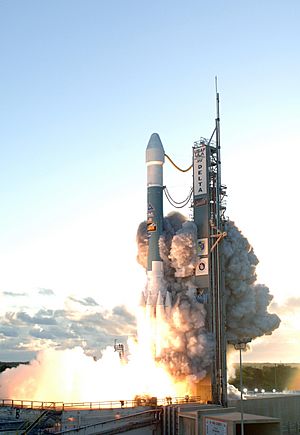 Delta II Dawn liftoff 1