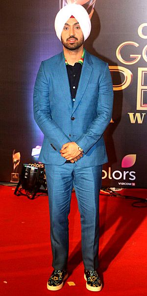 Diljit Dosanjh at Colors Golden Petal Awards.jpg
