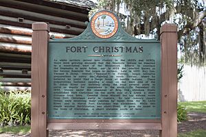 Fort Christmas Historical Park - Historical Marker