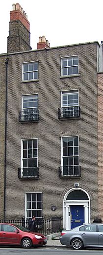 Francis Bacon's birthplace at 63 Baggot Street Dublin