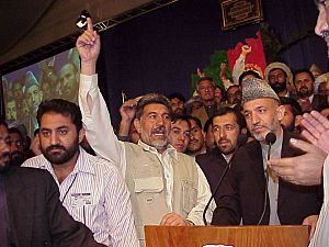 Hamid Karzai became winner at the 2002 Loya Jirga