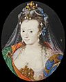 Isaac Oliver unknown woman in masque costume 1609
