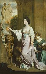 Lady Sarah Bunbury Sacrificing to the Graces by Joshua Reynolds.