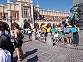 Manifestacja Krakowie w obronie Aslı Erdoğan i tureckich więźniów politycznych 01
