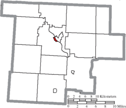 Location of Malta in Morgan County
