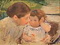 Mary Cassatt - Susan Comforting the Baby No. 1 (c. 1881) 01
