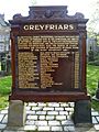Notable burials at Greyfriars