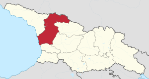 Location of Samegrelo-Zemo Svaneti