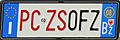 Targa automobilistica Italia 1999 PC•ZS0FZ Bolzano-Alto Adige Protezione Civile provinciale