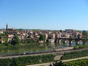 Part of the old city of Albi