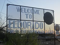 Eldorado welcome sign