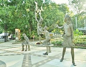 Four Spirits Statue Kelly Ingram Park Alabama