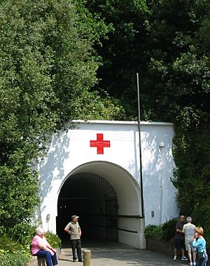 German Underground Hospital entrance Jersey