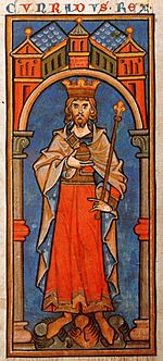 Konrad III Miniatur 13 Jahrhundert