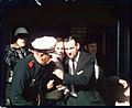 Lee Harvey Oswald arrested at the Texas Theatre, Dallas, Texas, 22 November 1963