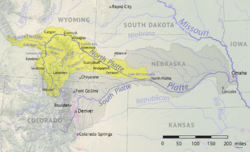 North Platte basin map
