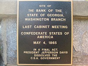 Plaque, Last C.S.A. Cabinet Meeting