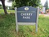 Cherry Park sign