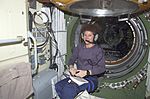 Susan J. Helms talks to amateur radio operators on Earth.jpg