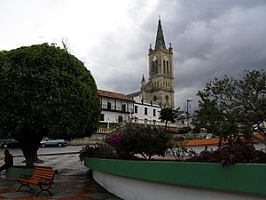 Catholic church and central square