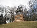 Anthony Wayne statue at Valley Forge, PA