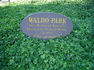 Waldo Park sign, Salem, Oregon