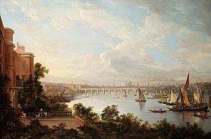 Alexander Nasmyth - A prospect of London (1826)