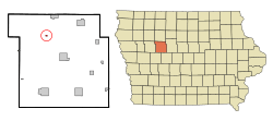 Location of Jolley, Iowa
