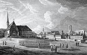 Cathedrale - College Jesuites - Eglise Recollets - Quebec 1761