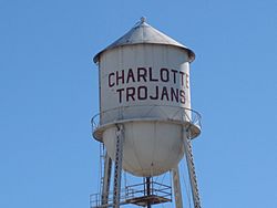 The Charlotte Trojans are the school teams in Charlotte, Texas