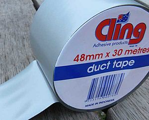 Cling duct tape