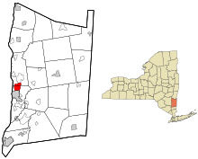Location of Fairview, New York