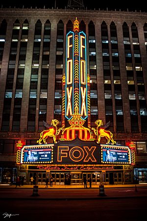 Fox Theatre at Night