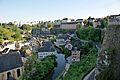 Grund, Luxembourg from wall above