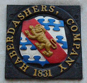 Haberdashers' Company plaque London