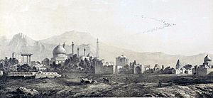 Isfahan to the south side by Eugène Flandin