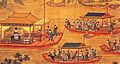 Jiajing Emperor on his state barge