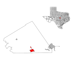 Location of Lampasas, Texas