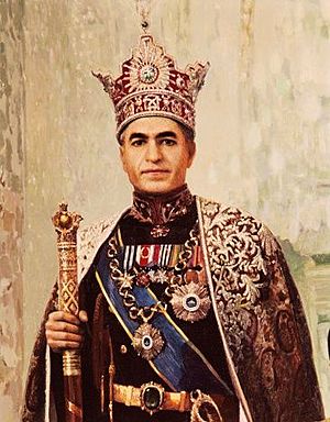 Mohammad Reza Shah official coornoration photo