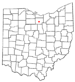Location of North Fairfield, Ohio