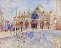 Pierre Auguste Renoir - The Piazza San Marco, Venice - Google Art Project