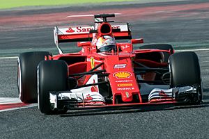 Sebastian Vettel 2017 Catalonia test (27 Feb-2 Mar) Day 1 1