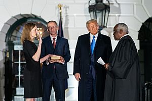 The Swearing-in Ceremony of the Honorable Amy Coney Barrett (50546676973)