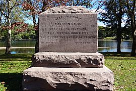 Washington Crossing Historic Park, PA history marker