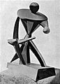 Alexander Archipenko, 1913, Pierrot-carrousel, painted plaster, 61 × 48.6 × 34 cm, Solomon R. Guggenheim Museum, New York. Reproduced in Archipenko-Album, 1921