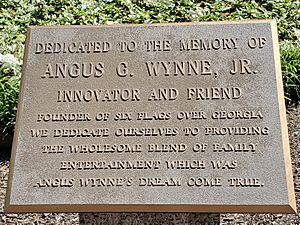 Angus G. Wynne, Jr. plaque