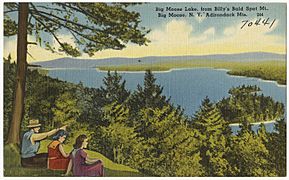 Big Moose Lake Postcard